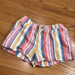 Oshkosh size 12 linen shorts striped